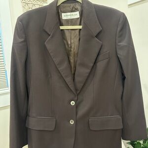 Bernard Zins Paris Cashmere Wool Blazer Made in France Size 12